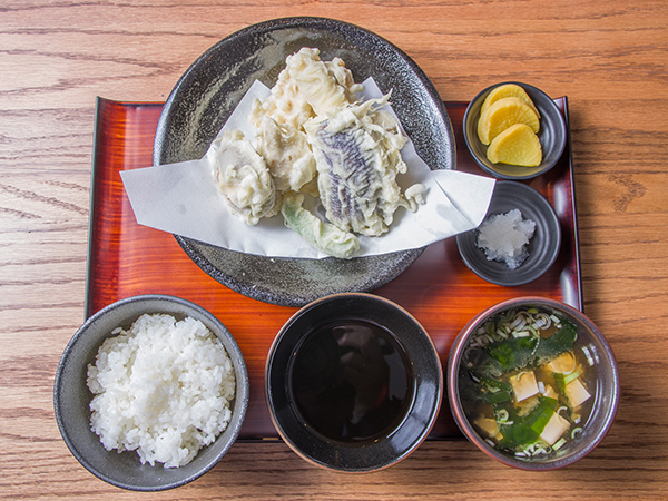 とり天ぷら定食